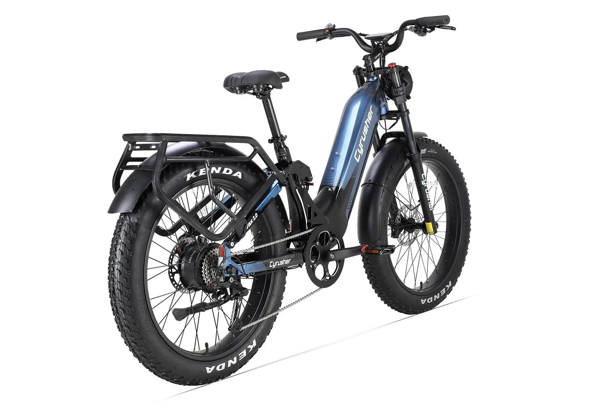 Cyrusher Trax 2.0 Step-Thru Full-Suspension E-Bike