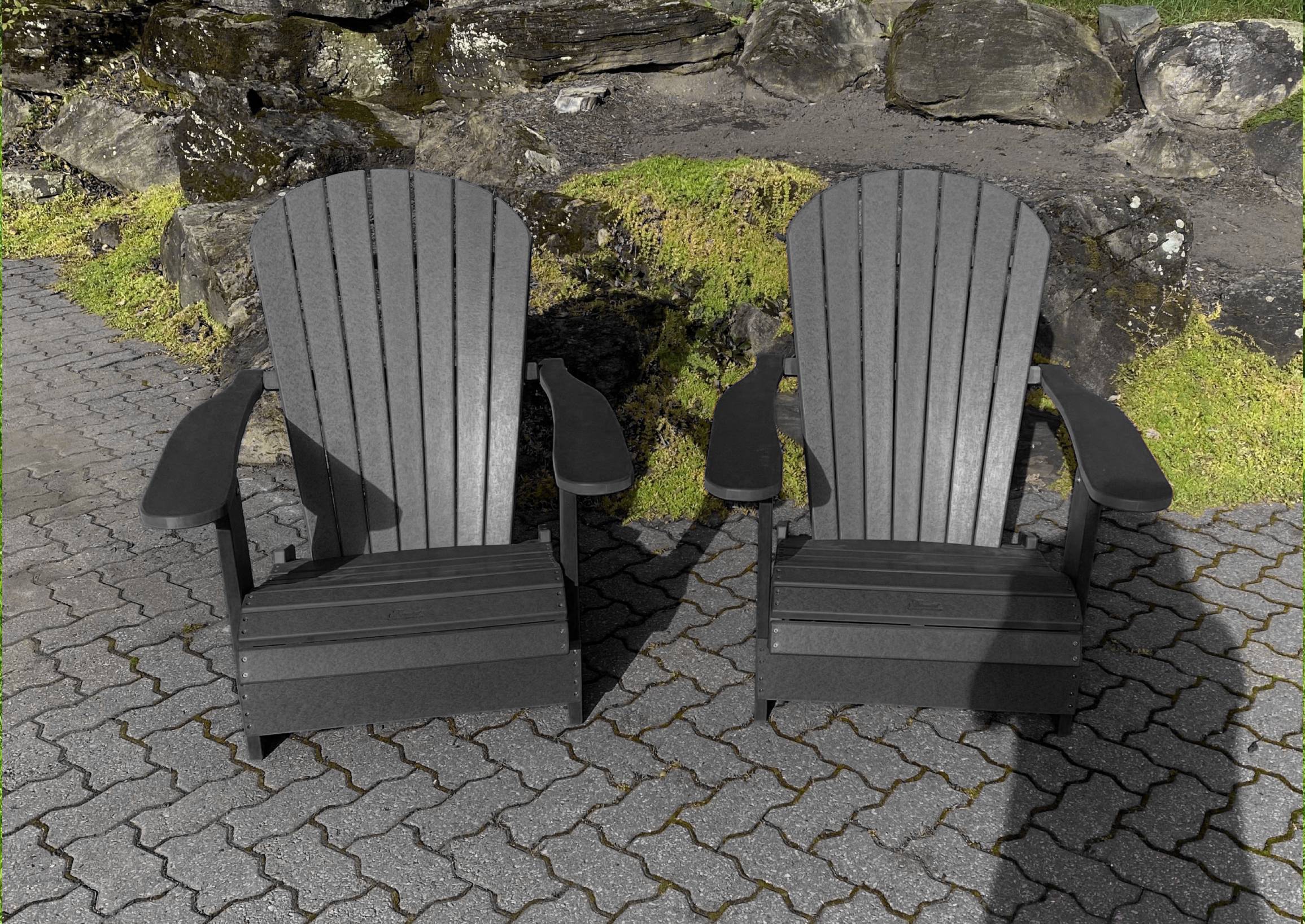 Poly-Luxe Folding Royal Adirondack Chair (Large)