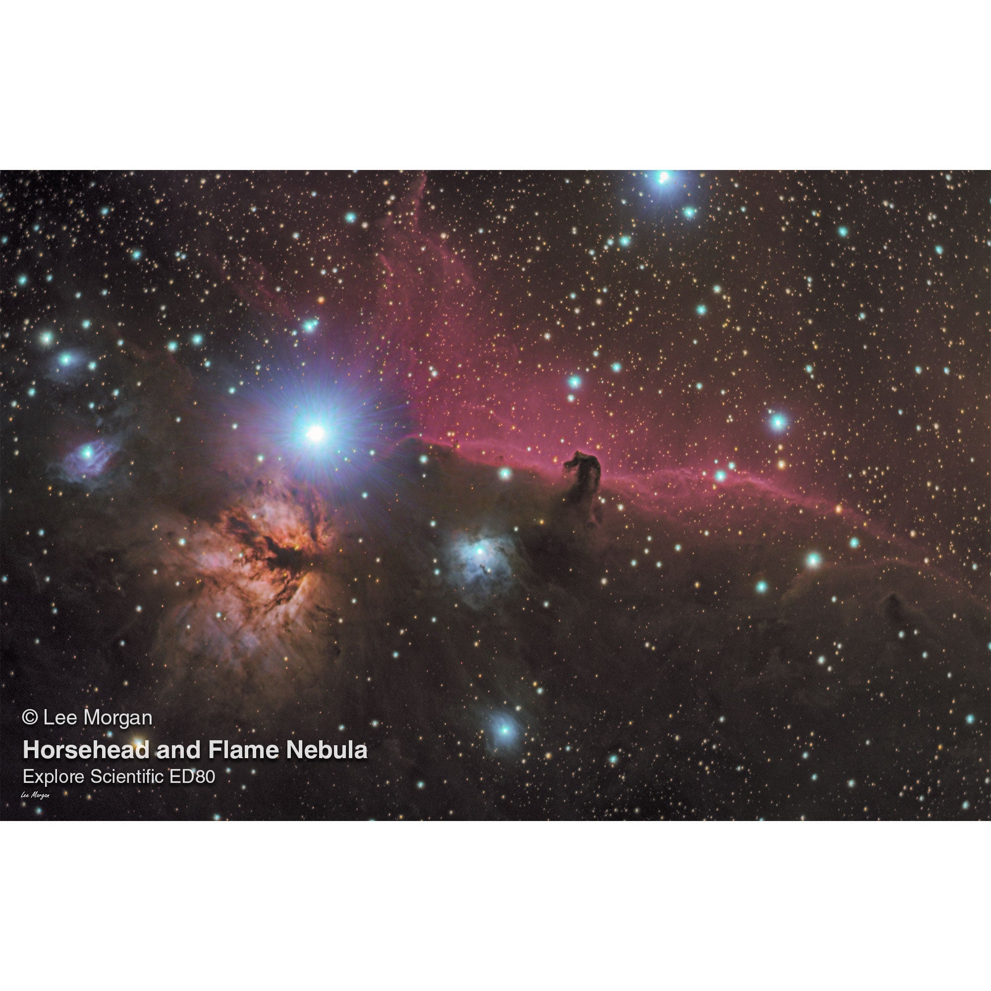 ED80-FCD100 Series Air-Spaced Triplet Refractor Telescope and Field Flattener f/5 to f/7