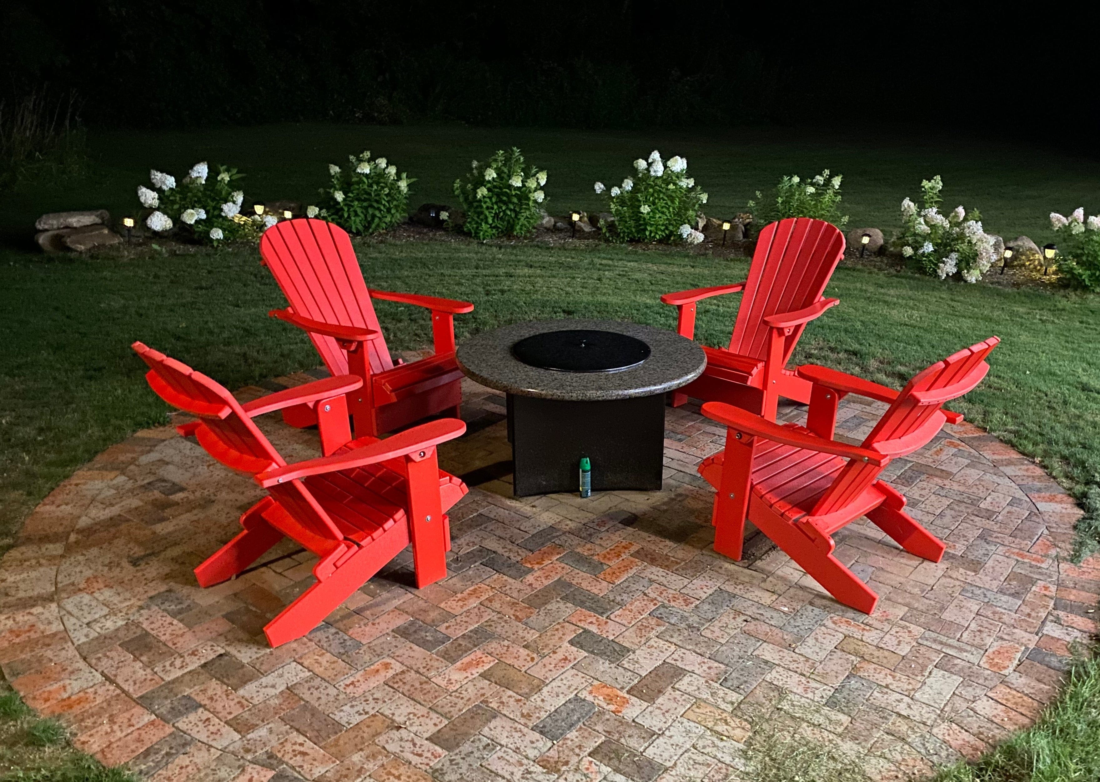 Poly-Luxe Folding Royal Adirondack Chair (Large)