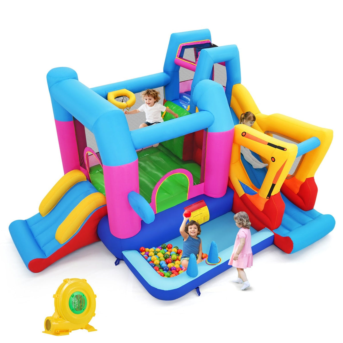 Inflatable Bounce House 8-in