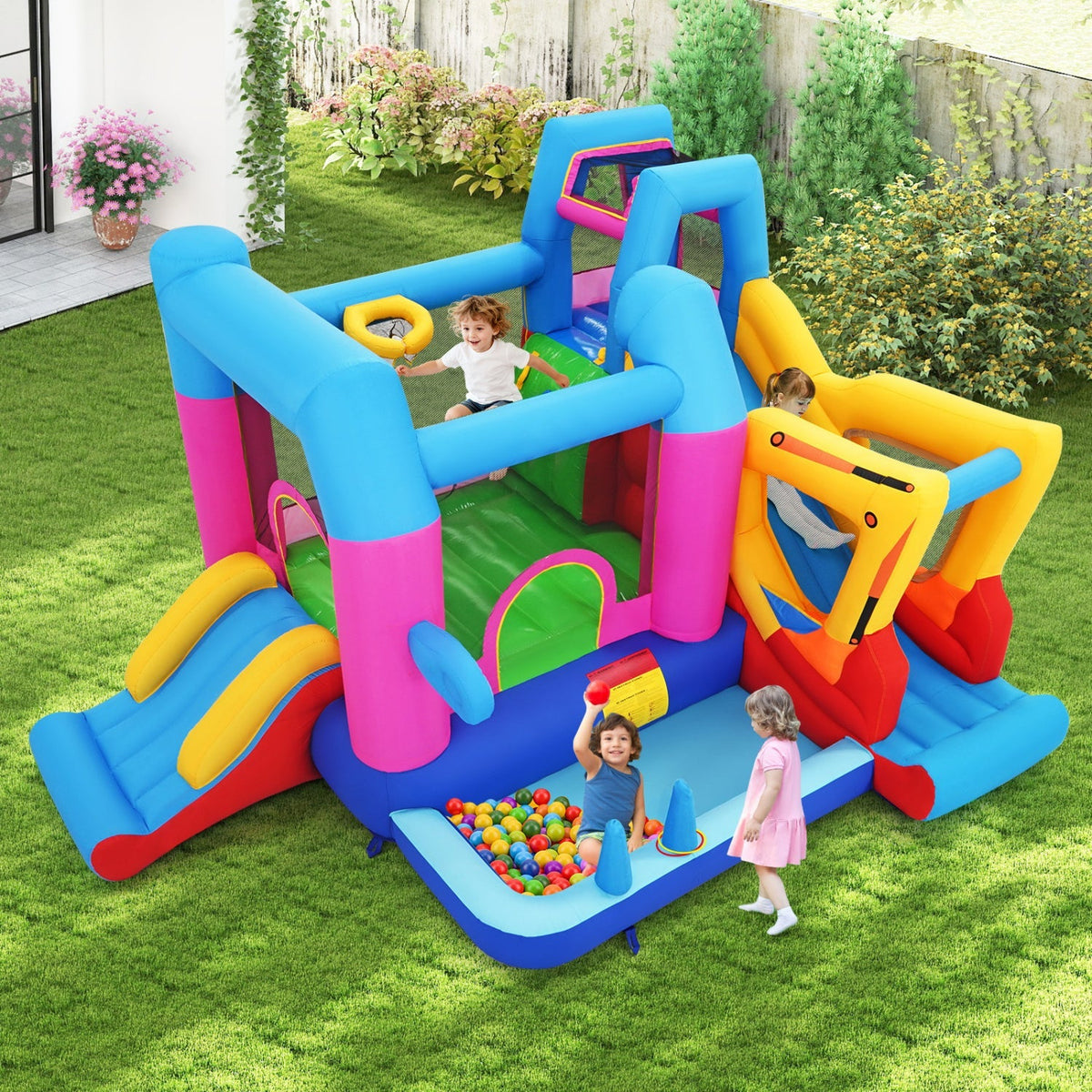 Inflatable Bounce House 8-in