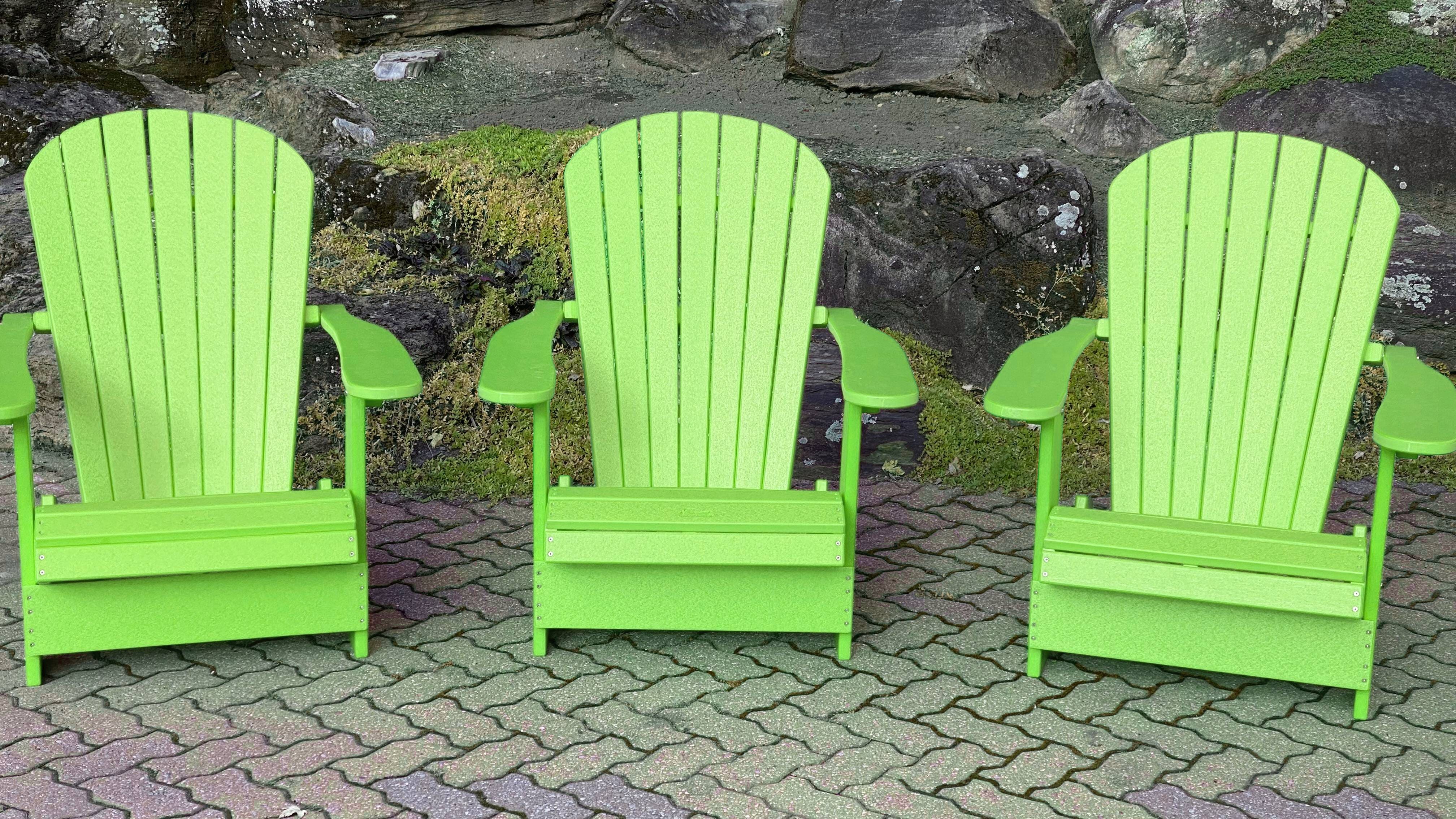 Poly-Luxe Folding Royal Adirondack Chair (Large)
