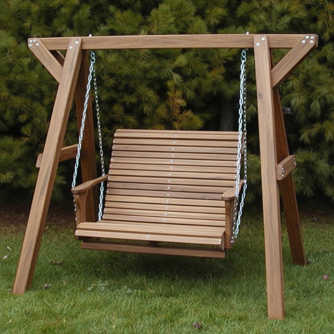 Wooden Lovers Porch Swing (Bench Only)