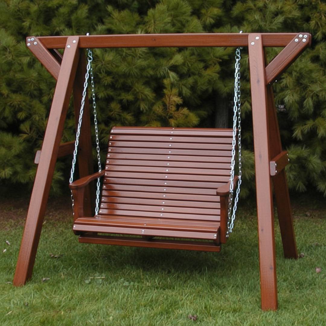 Wooden Lovers Porch Swing (Bench Only)