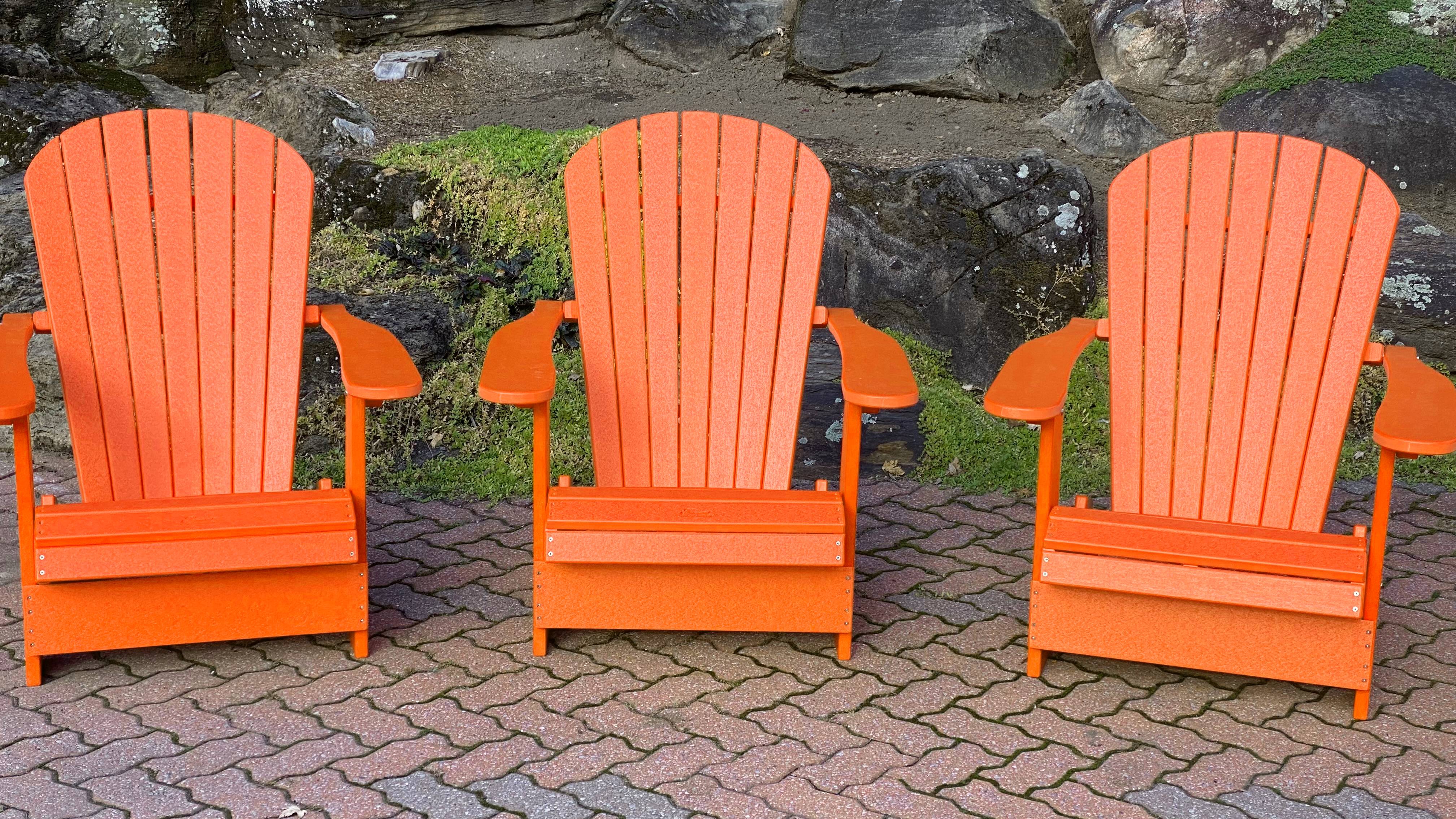 Poly-Luxe Folding Royal Adirondack Chair (Large)