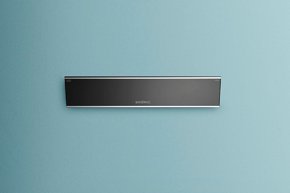 Bromic Heaters Platinum Marine Smart-Heat 3400 Watt Radiant Infrared Outdoor Electric Heater | Black | 208V
