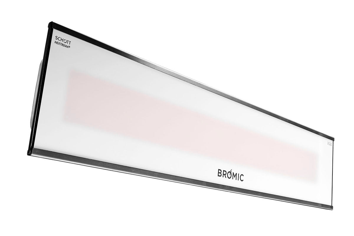 Bromic Heaters Platinum Marine Smart-Heat 4500 Watt Radiant Infrared Outdoor Electric Heater | White | 240V