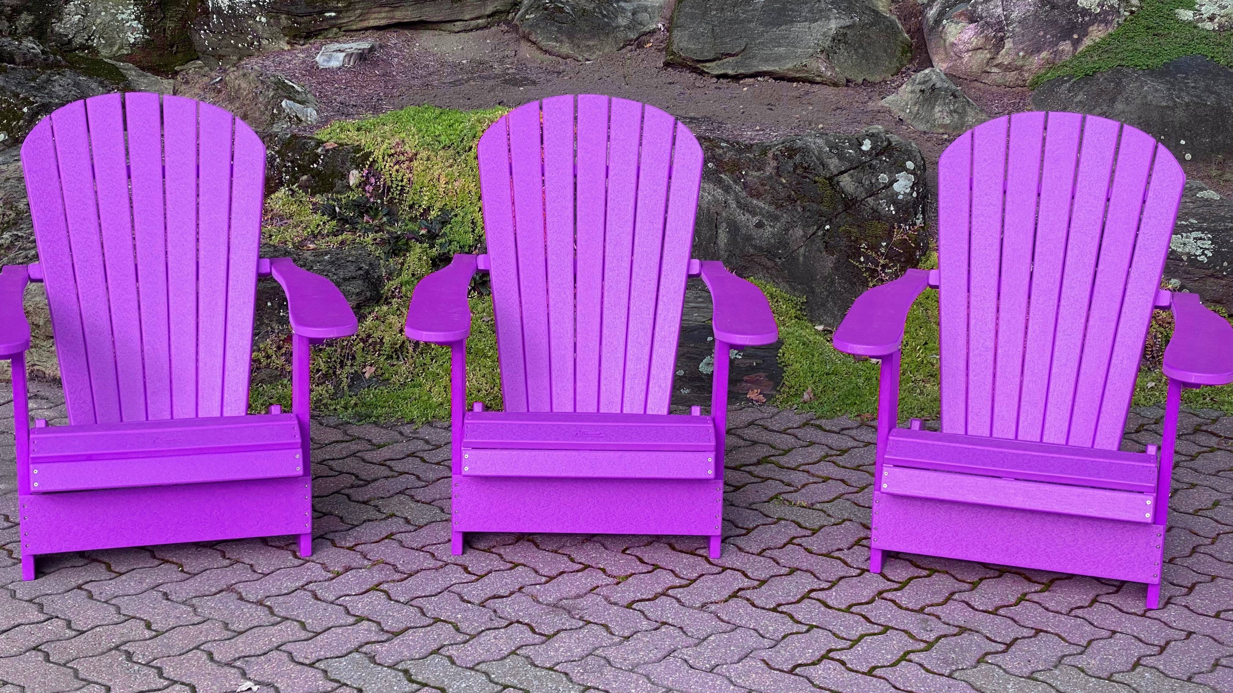 Poly-Luxe Folding Royal Adirondack Chair (Large)