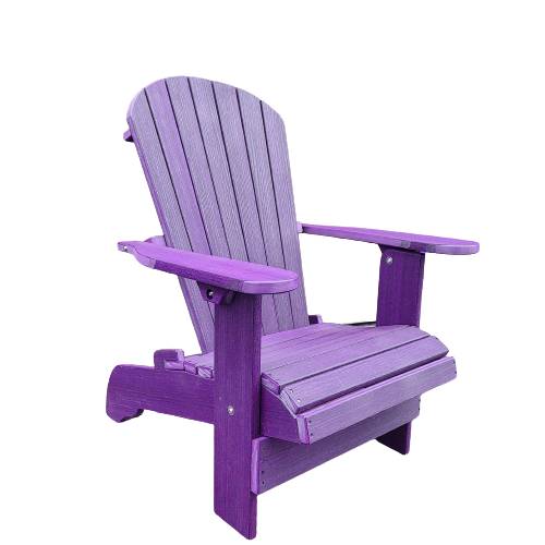 Poly-Luxe Recycled Plastic Royal Upright Adirondack Chair easiest to get in and out of (Large)