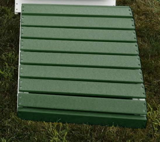 Poly-Luxe Recycled Plastic Royal 2-Position Ottoman (Large)