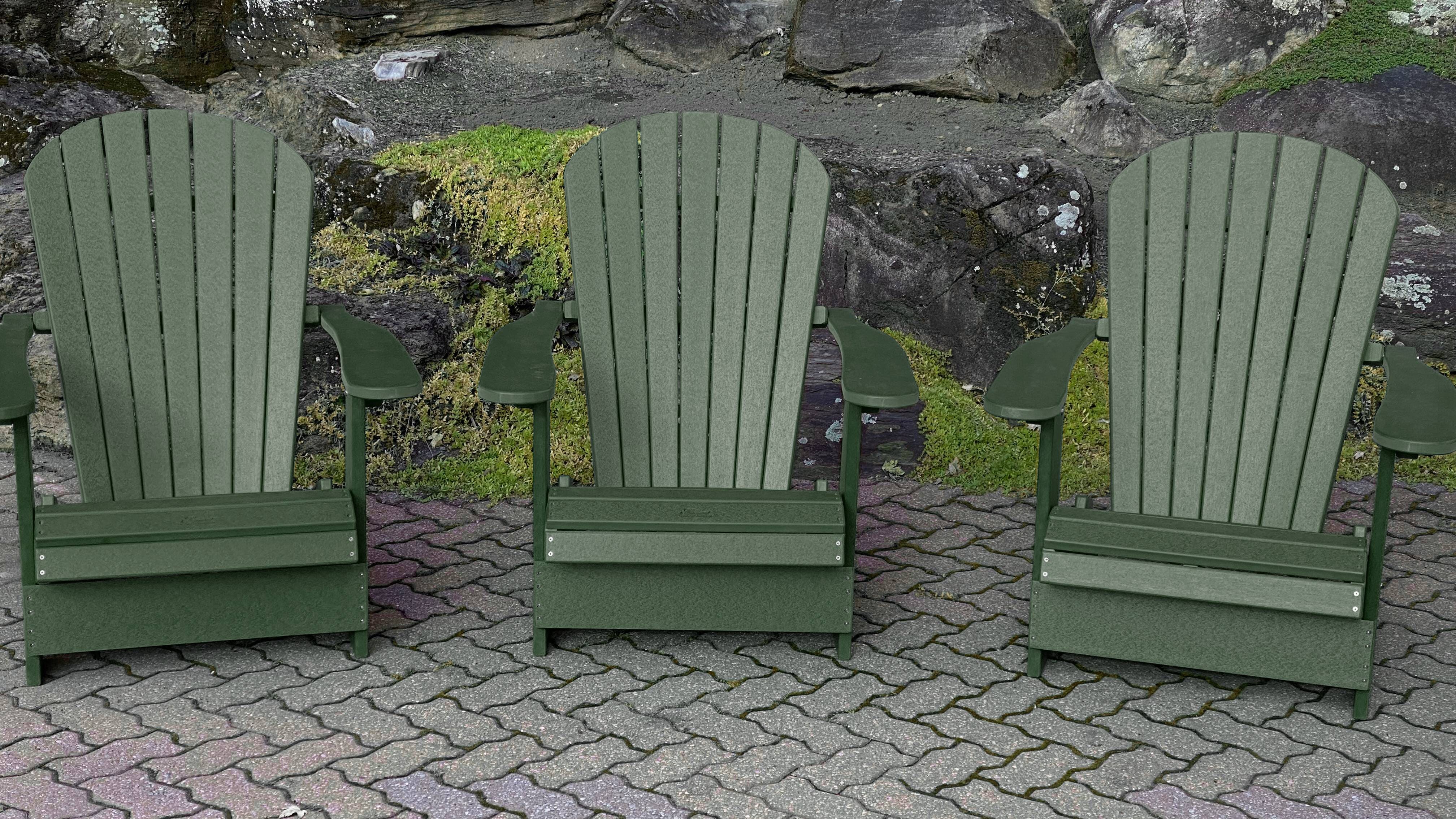 Poly-Luxe Folding Royal Adirondack Chair (Large)