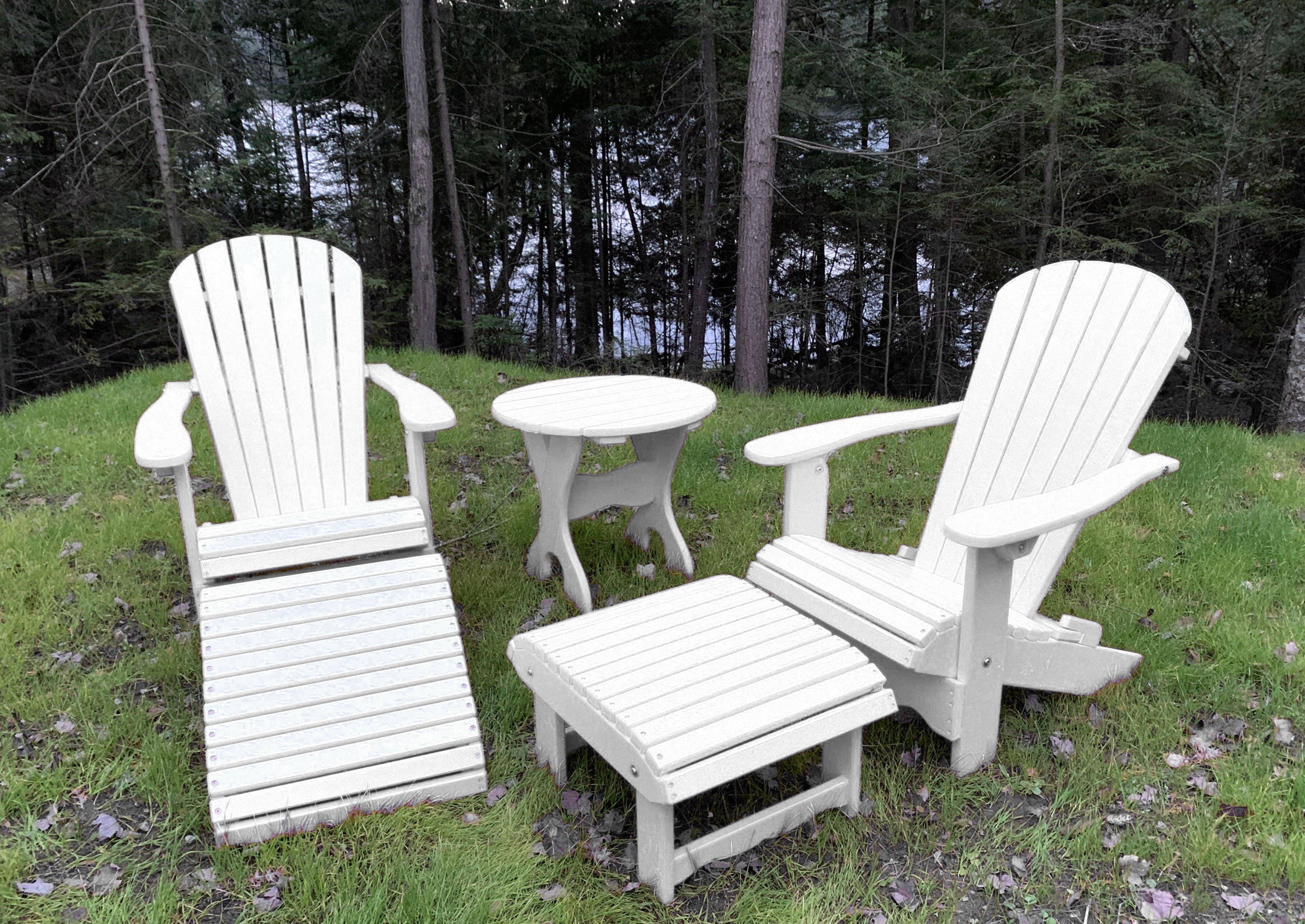Poly-Luxe Recycled Plastic Classic Adirondack Chair (Standard)