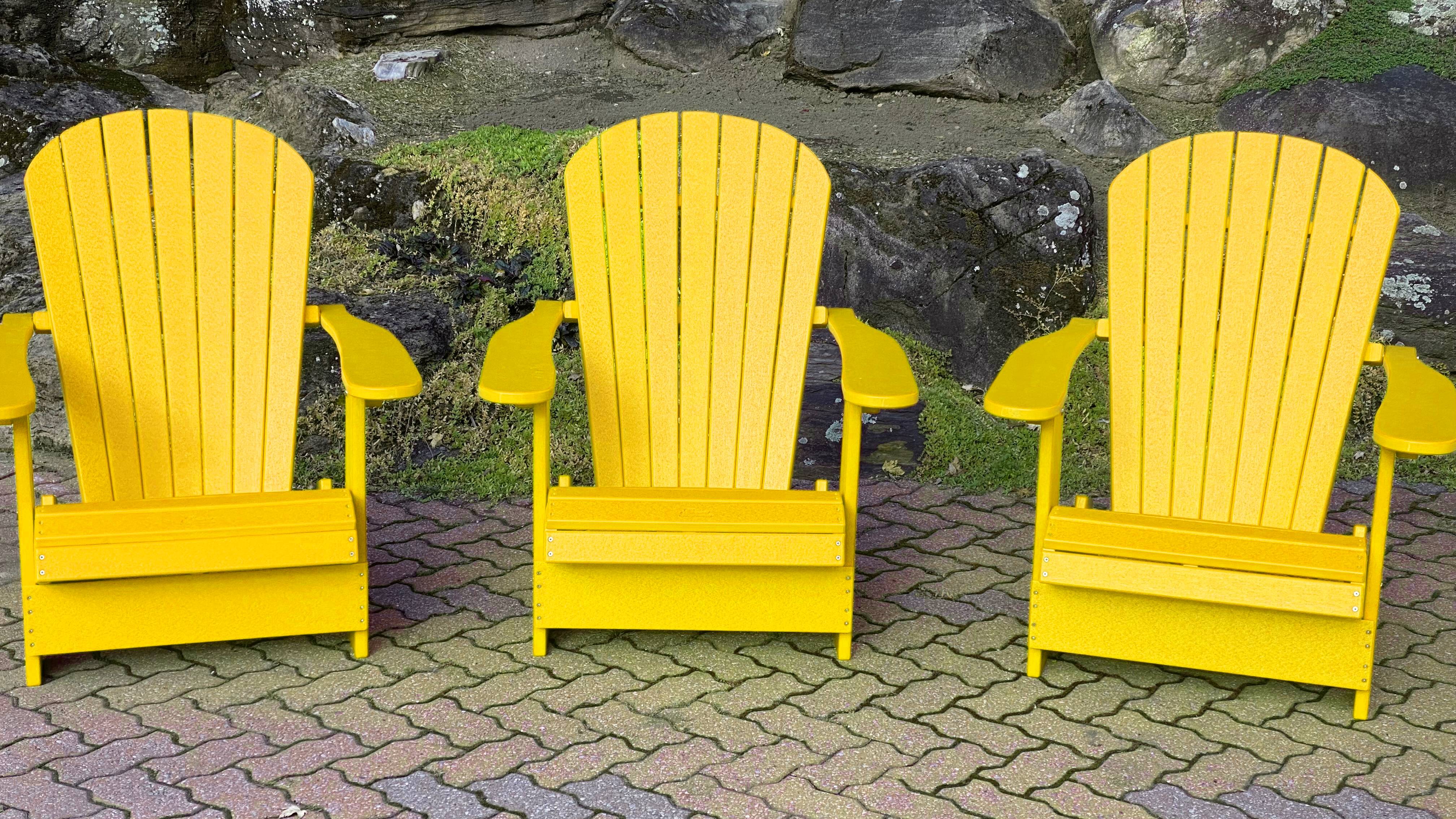 Poly-Luxe Folding Royal Adirondack Chair (Large)
