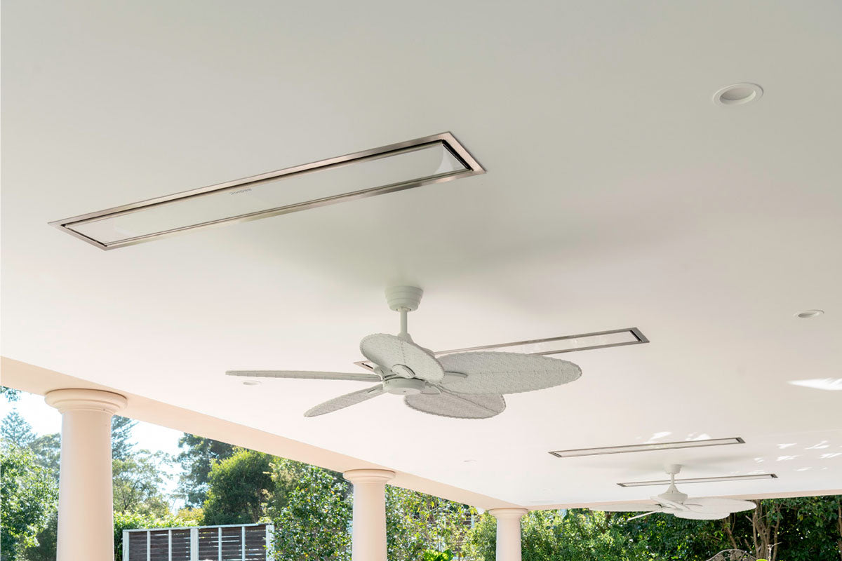 Bromic Heaters Platinum Smart-Heat 4500 Watt Radiant Infrared Outdoor Electric Heater | White | 240V