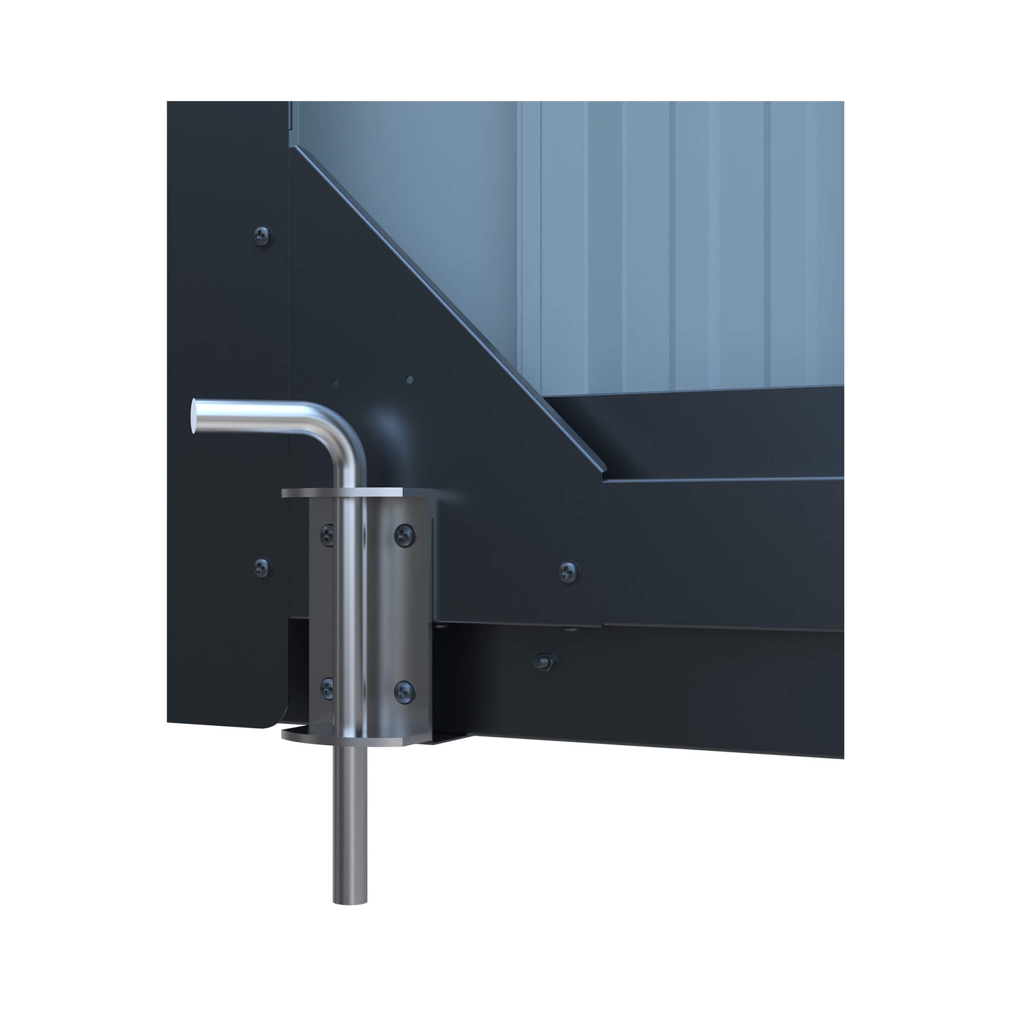 Extra-Large Outdoor Galvanized Steel Outdoor Storage Shed With Skylight Roof (SAK42671)
