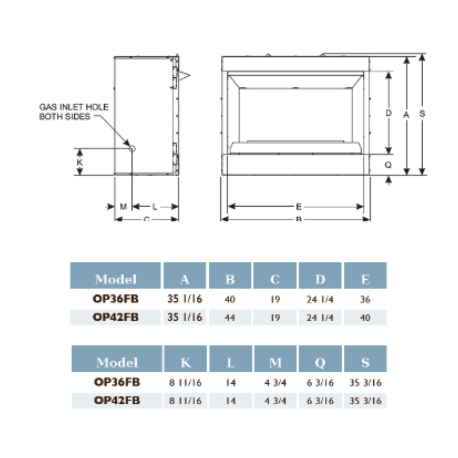 American Hearth Empire Carol Rose Outdoor 36" Vent-Free Fireplace