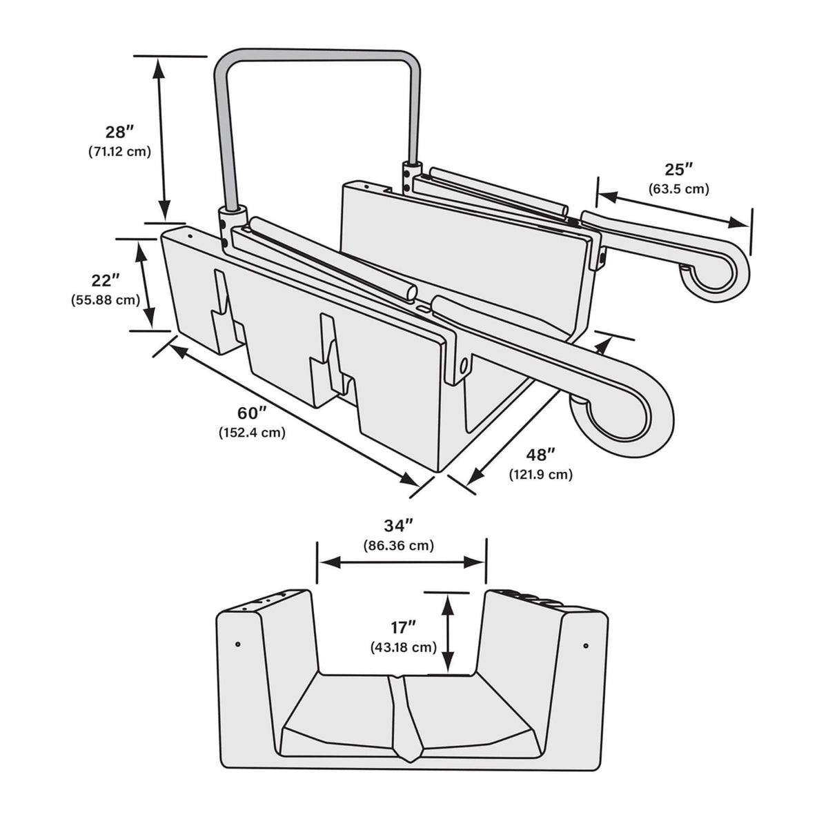 Floating Kayak Launch Station For Fixed Docks Kayaks And Canoes (SAK36851)