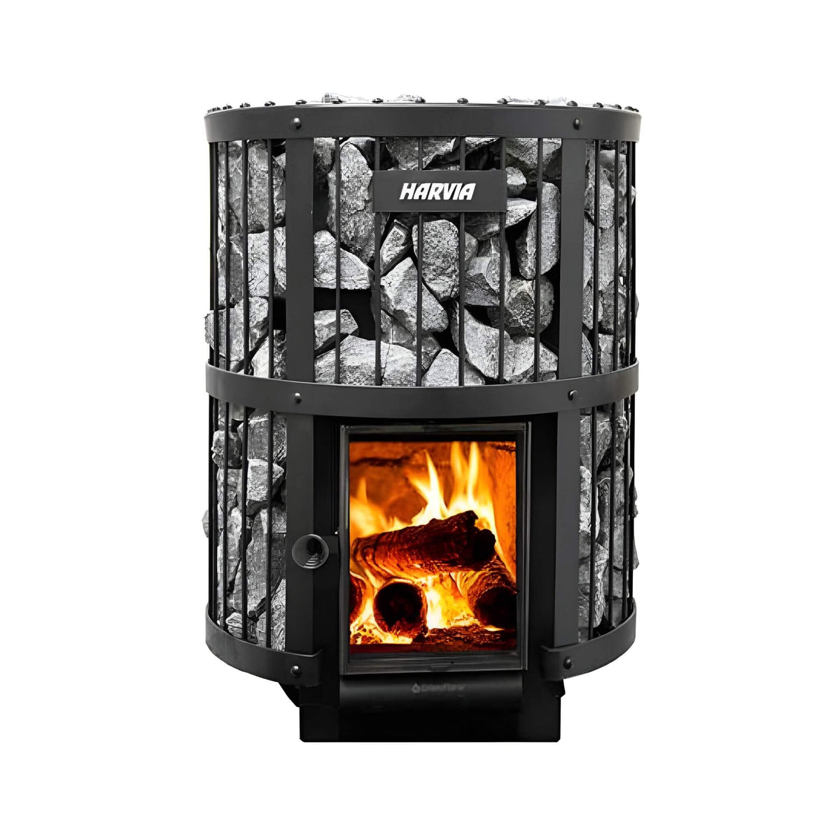 Harvia GreenFlame Legend 240 Wood Sauna Stove With Sauna Stones, 15.9KW [WK200LD] (SAK84935)