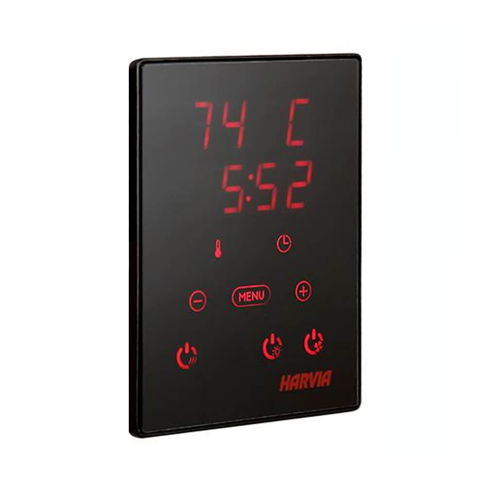 Harvia Virta Pro HL Series Heavy-Duty Electric Sauna Heater With Xenio CX45 Control Panel, Power Extension Unit & Sauna Stones [HL160/200E] (SAK49218)