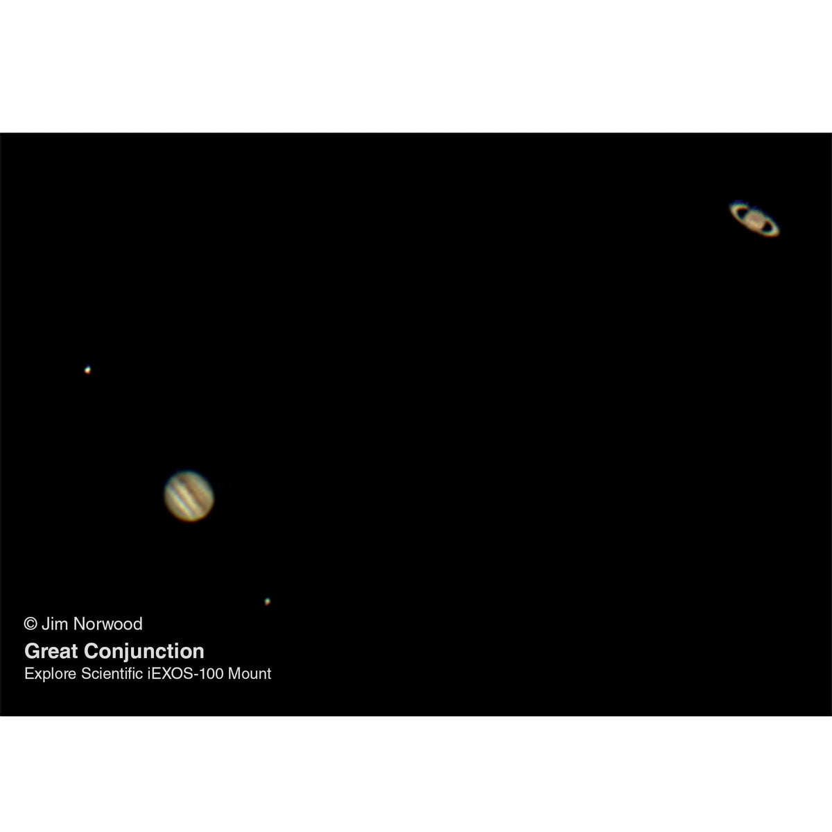 ED80 Essential Series Air-Spaced Triplet Refractor Telescope with 0.8x Focal Reducer and iEXOS-100-2 PMC-Eight Equatorial Tracker System