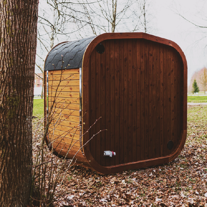 Patio Elegance Outdoor Sauna MW12 ThermoWood for Your Perfect Backyard Retreat