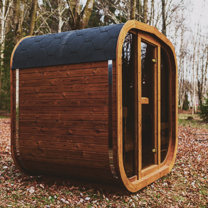 Patio Elegance Outdoor Sauna MW12 ThermoWood for Your Perfect Backyard Retreat