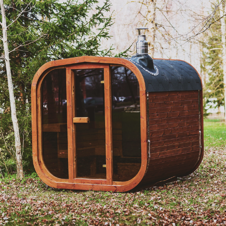 Patio Elegance Outdoor Sauna MW12 ThermoWood for Your Perfect Backyard Retreat