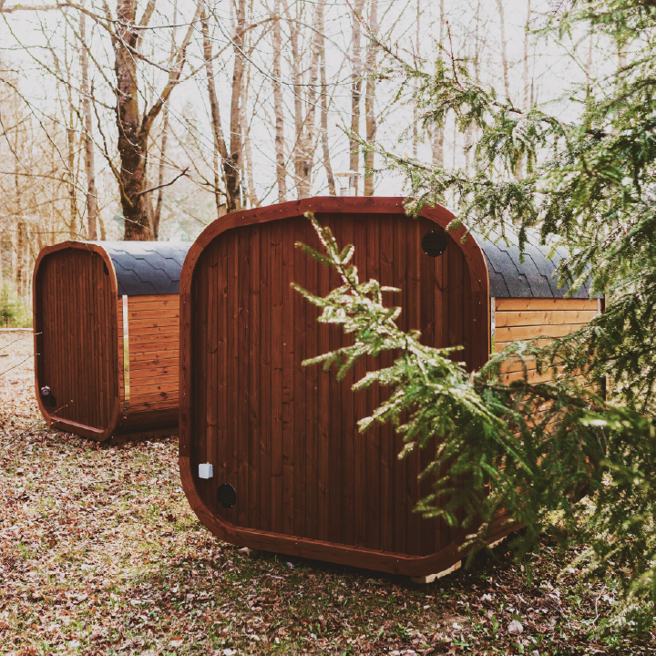 Patio Elegance Outdoor Sauna MW12 ThermoWood for Your Perfect Backyard Retreat