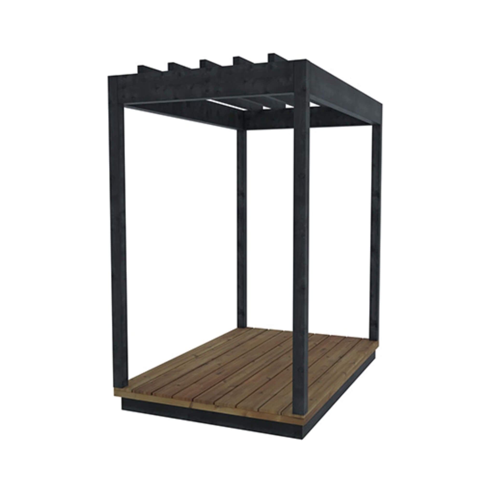 ThermaSol Nordic Misty Wood Pergola [Made-To-Order] [14-KIR-4015/16] (SAK81954)